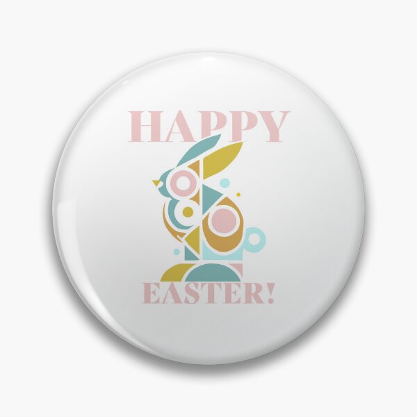 Item preview, Geometric Easter Bunny – Modern Pastel Baby Animal Design designed and sold by Artticadesigns.