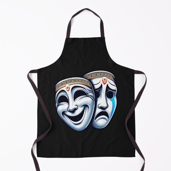 Item preview, Theater Masks of Comedy and Tragedy designed and sold by Hirako Nakatsu.