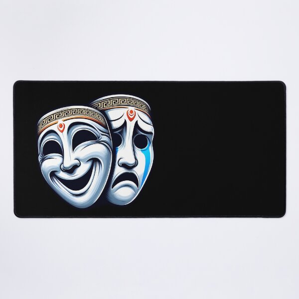 Item preview, Theater Masks of Comedy and Tragedy designed and sold by Hirako Nakatsu.