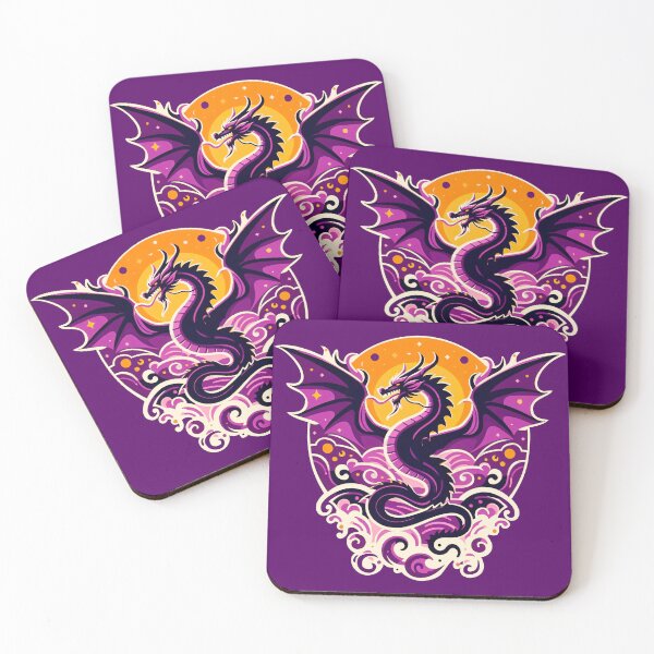Item preview, Celestial Purple Dragon designed and sold by Hirako Nakatsu.