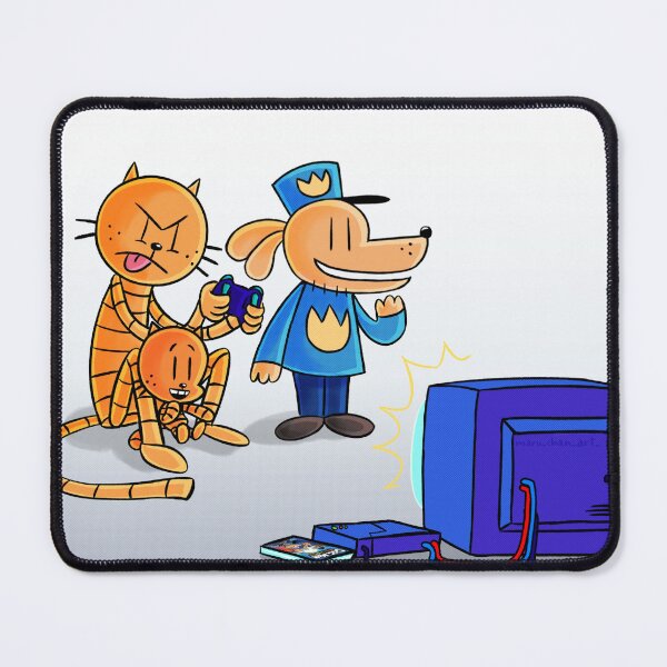 Item preview, Dog Man Mission Impawsible Petey The Cat and Lil Petey designed and sold by Maru-Chan-Shop.
