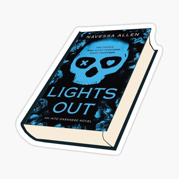Item preview, Lights Out Navessa Allen Book Sticker designed and sold by baranskini.