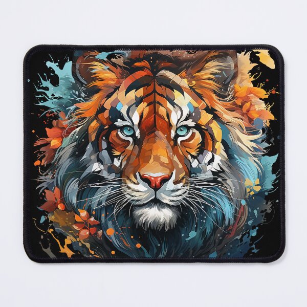 Item preview, Radiant Tiger in Watercolor designed and sold by Hirako Nakatsu.