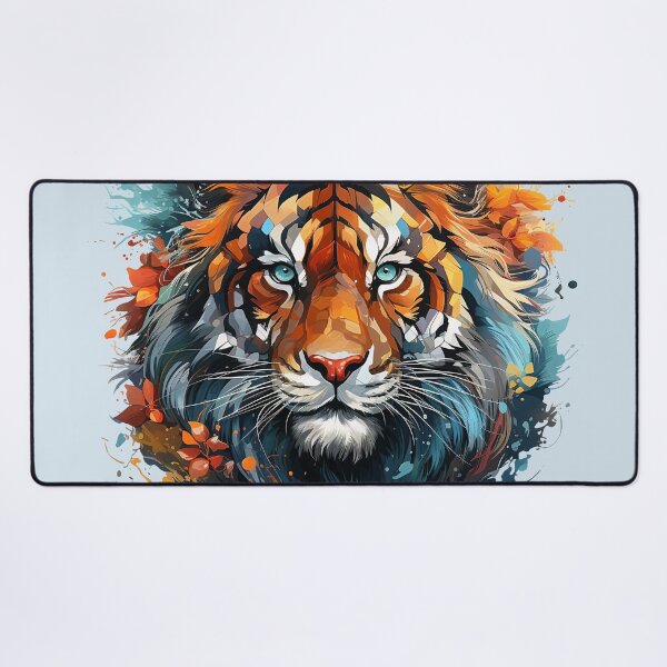 Item preview, Radiant Tiger in Watercolor designed and sold by Hirako Nakatsu.