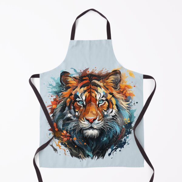 Item preview, Radiant Tiger in Watercolor designed and sold by Hirako Nakatsu.