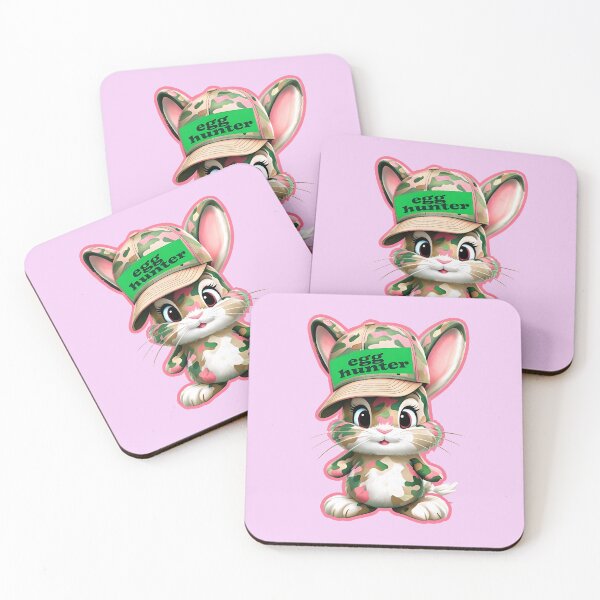 Item preview, Camuflage Egg Hunter – Funny Easter Bunny in Military Gear designed and sold by CRAZY&ART.