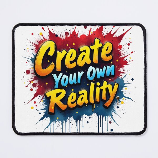 Item preview, Create Your Own Reality – Bold Graffiti Streetwear designed and sold by Madustoks.
