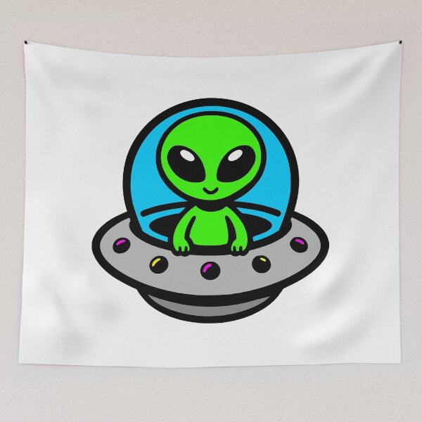 Item preview, Cute Alien UFO designed and sold by roswellboutique.
