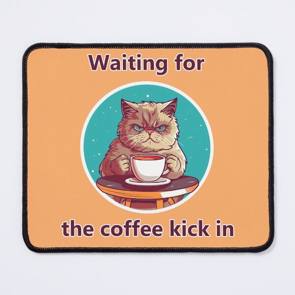 Item preview, Waiting for the coffee kick in designed and sold by Hirako Nakatsu.