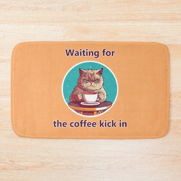 Item preview, Waiting for the coffee kick in designed and sold by Hirako Nakatsu.
