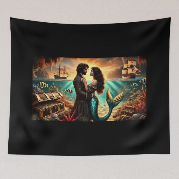 Item preview, Pirate and mermaid designed and sold by CessB.