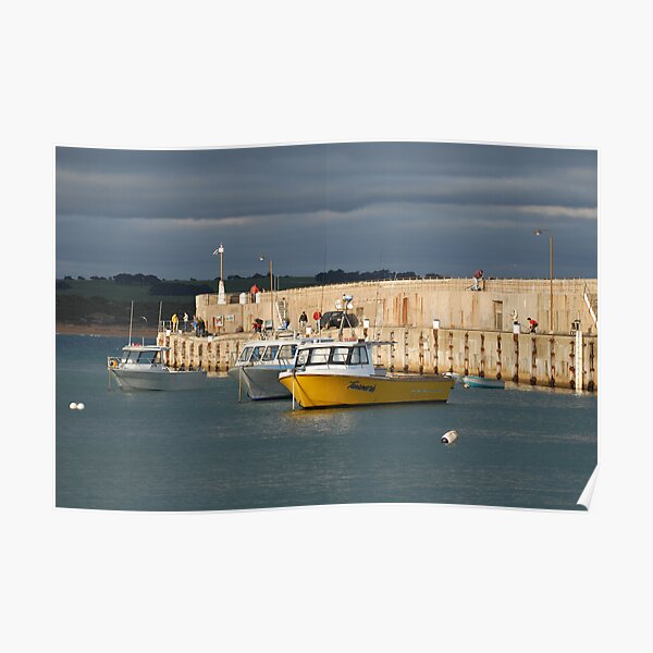 Warrnambool harbour Poster