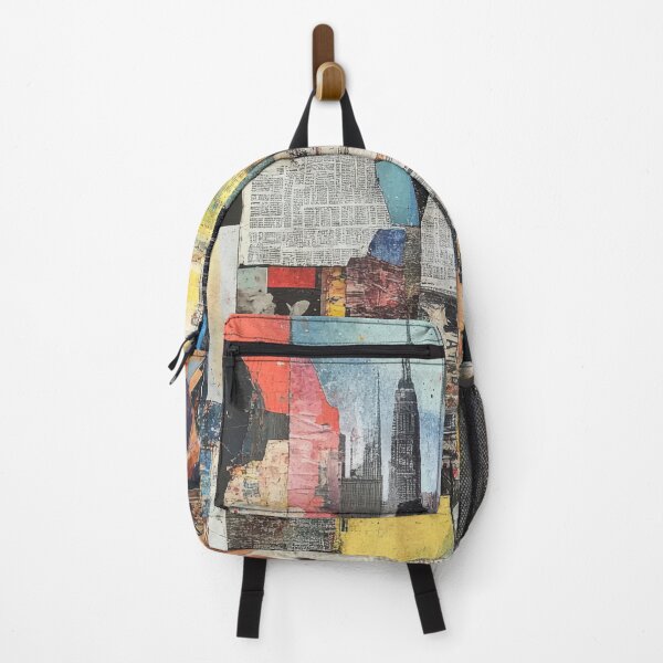 Item preview, Urban Chaos – Abstract City Collage with Vintage Newsprint designed and sold by AchaRat.