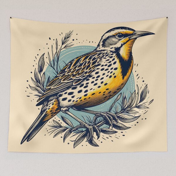 Item preview, Eastern Meadowlark 4 designed and sold by theAVIARY7.