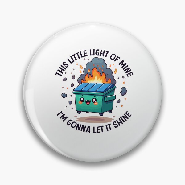 Item preview, This Little Light-Of Mine Lil Emotional Dumpster Fire, ABA Therapist, Speech Therapy, BCBA, Mental Health, RBT, AAC designed and sold by behindthefacts.