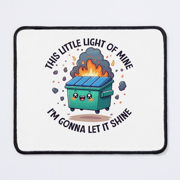 Item preview, This Little Light-Of Mine Lil Emotional Dumpster Fire, ABA Therapist, Speech Therapy, BCBA, Mental Health, RBT, AAC designed and sold by behindthefacts.