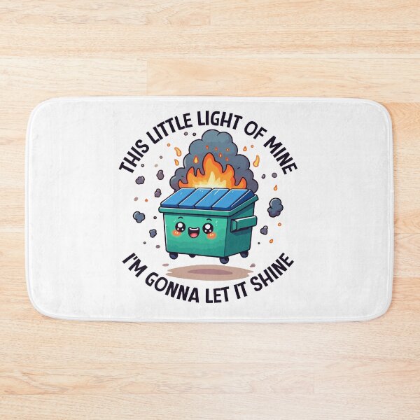 Item preview, This Little Light-Of Mine Lil Emotional Dumpster Fire, ABA Therapist, Speech Therapy, BCBA, Mental Health, RBT, AAC designed and sold by behindthefacts.