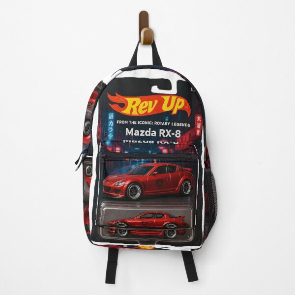 Item preview, Iconic Rotary Sports Car In Neon Cityscape designed and sold by RevUpDesign.