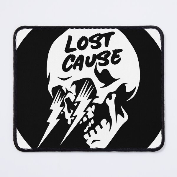 Item preview, Lost Cause Skull with lightening bolt eyes stickers and t-shirts designed and sold by PIXEL POP DESIGNS - Beyond the Norm!.