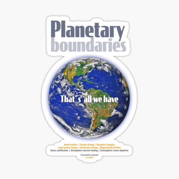Item preview, Planetary boundaries designed and sold by EstadoCuantico.