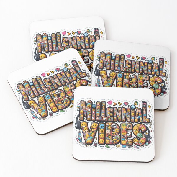 Item preview, Premium Cool Trendy Best Gift "Millennial Vibes" sticker Reloaded-Viral Drop 2025 designed and sold by Imaginarium of Chaos falcon88 .