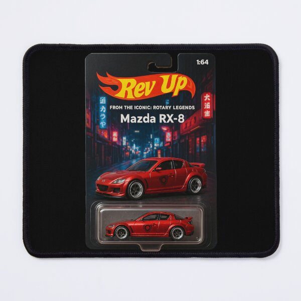 Item preview, Iconic Rotary Sports Car In Neon Cityscape designed and sold by RevUpDesign.