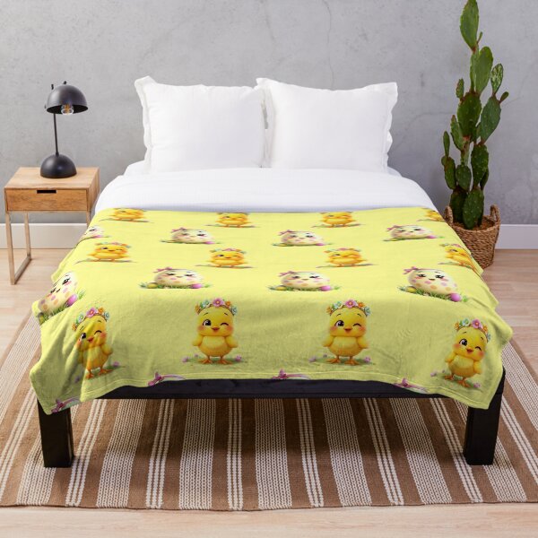 Item preview, Yellow Chick And Easter Egg In Spring designed and sold by lanasworld.