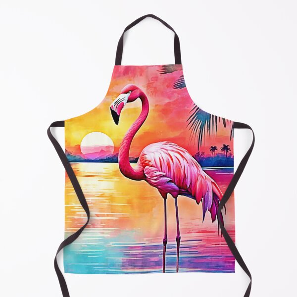 Item preview, Sunset Flamingo Art Design designed and sold by Health And Fitness Posts e-Store.