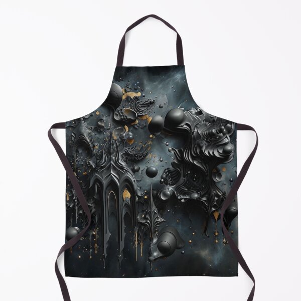 Item preview, Dark Cosmic Abstract – Futuristic Space Art with Gothic Structures designed and sold by Art Garden.
