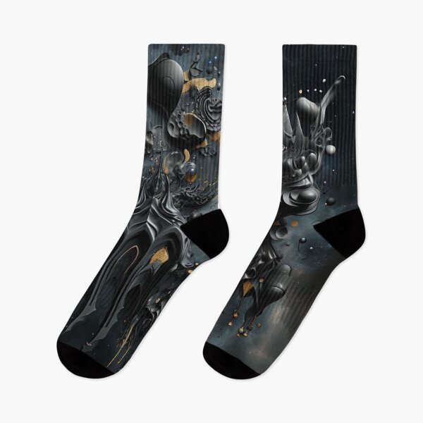 Item preview, Dark Cosmic Abstract – Futuristic Space Art with Gothic Structures designed and sold by Art Garden.