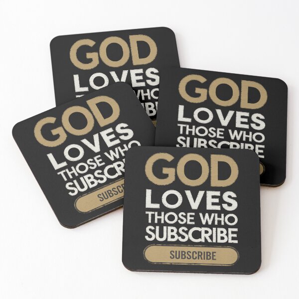Item preview, God Loves Those Who Subscribe designed and sold by Hirako Nakatsu.
