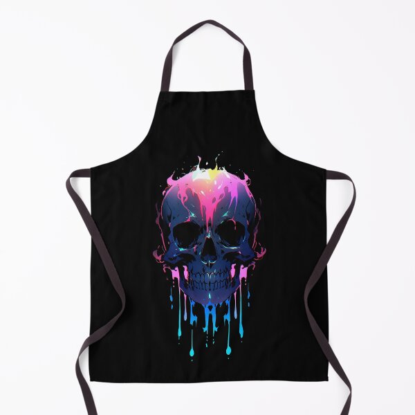 Item preview,  Neon Drip Skull designed and sold by Hirako Nakatsu.