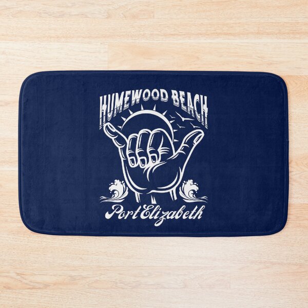 Item preview, Humewood Beach Port Elizabeth South Africa Shaka Surf- White designed and sold by SurfingLocales.