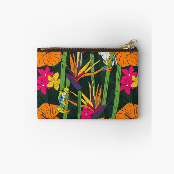 Item preview, Vintage Tropical Tree Frog Y2K Block Print Neon Aesthetic  designed and sold by lingartdesign.