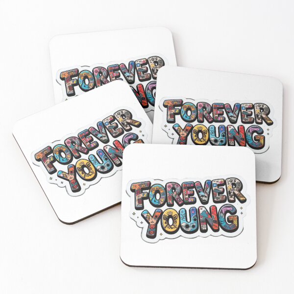 Item preview, Premium Cool Trendy Best Gift "Forever Young" sticker Reloaded-Viral Drop 2025 designed and sold by Imaginarium of Chaos falcon88 .