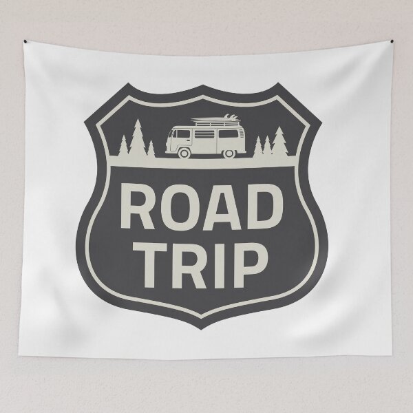 Item preview, Road Trip Interstate Sign designed and sold by PIXEL POP DESIGNS - Beyond the Norm!.