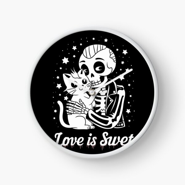 Vista previa del artículo con la obra «¡El amor es dulce esqueleto de gato! SLP.TKN - FICHA PARA DORMIR», diseñado y vendido por donehoavajo.