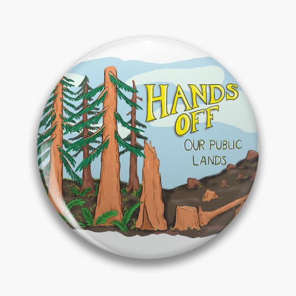 Item preview, Hands Off Our Public Lands! designed and sold by Wyrd & Witchy Art and Design.