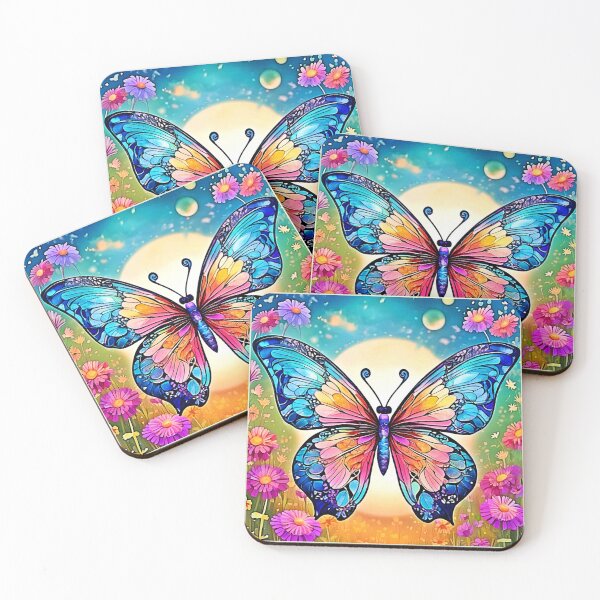 Item preview, Floral Butterfly Art Design designed and sold by Health And Fitness Posts e-Store.