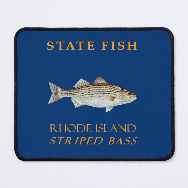 Item preview, Rhode Island Territory Fish The Striped Bass designed and sold by taiche.
