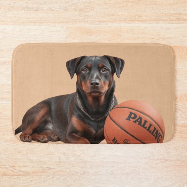 Item preview, He's Got Game! Rottweiler & Basketball Pic designed and sold by kalvey64.