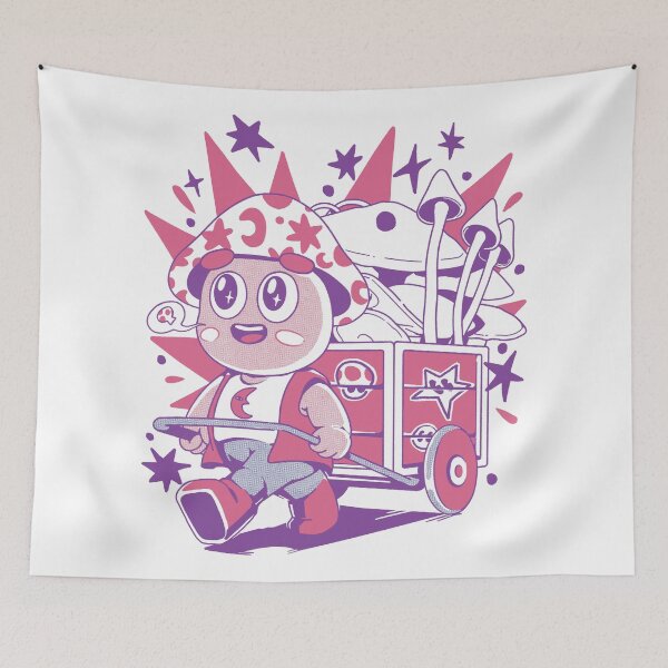 Item preview, Mushroom Seller designed and sold by Ilustrata®.