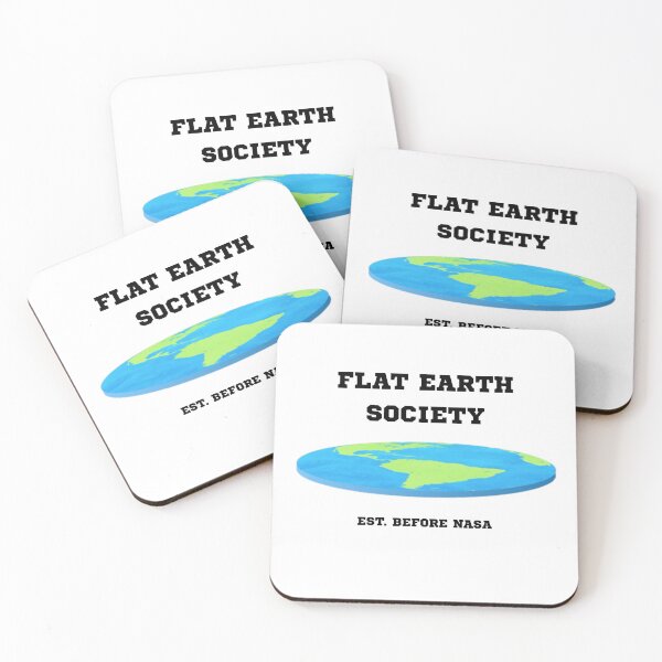 Item preview, Flat Earth Society est before nasa designed and sold by KoalityDesigns.
