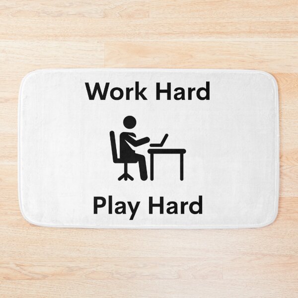 Item preview, Work Hard Play Hard Laptop designed and sold by VasInd.