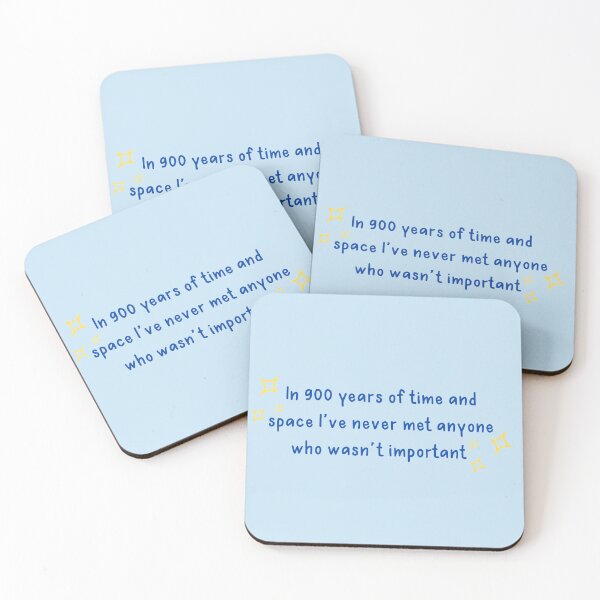Item preview, 900 years of time and space quote - colour designed and sold by BethansBubble.