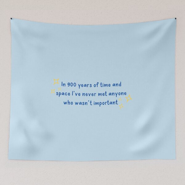 Item preview, 900 years of time and space quote - colour designed and sold by BethansBubble.