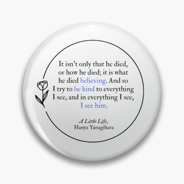 Item preview, A little life quote designed and sold by letilacca.