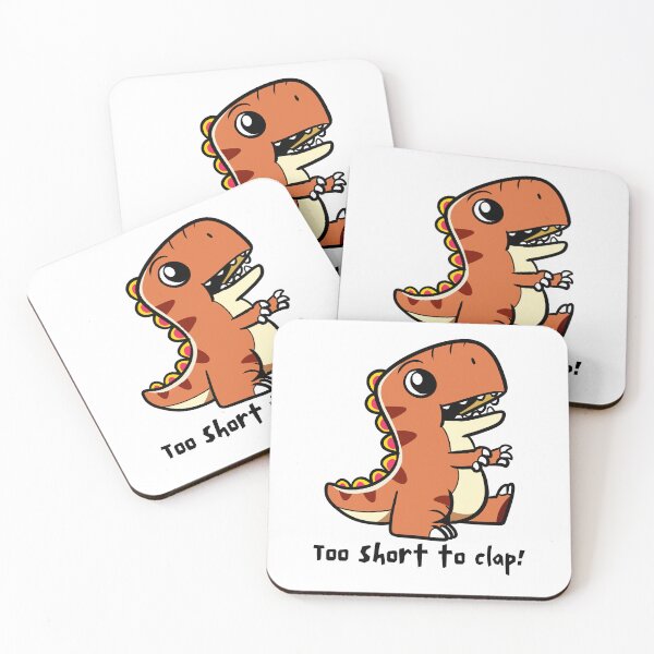 Item preview, Too Short to clap T-Rex  designed and sold by Panda Creative Studio.