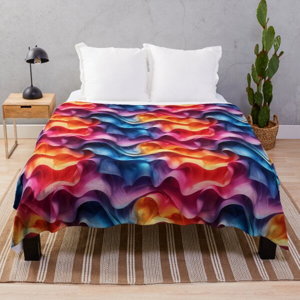 Item preview, Colorfull Fluid Waves Art designed and sold by NTGUILTY.