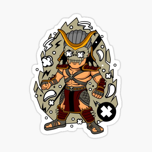 Artikel-Vorschau von Shao Khan, der Kriegsherr-Eroberer, Chibi-Art-Stil, designt und verkauft von mafiatees-intl.